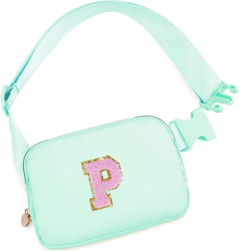 Vista 105 de Bolsa de cinturón para niñas y mujeres, bolsas cruzadas, riñonera, riñonera personalizada, Negro, Small