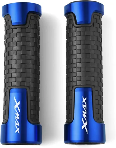 Vista 8 de Handlebar Grips Xmax Motorcycle Hand Grips CNC Aluminum Rubber Gel 22mm Handle Grip for Yamaha X-MAX Xmax 125 250 300 Xmax125 Xmax300 XMAX250 Racing