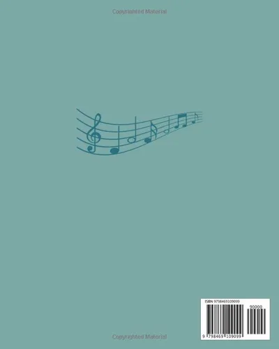 Vista 2 de 2022 Music Notebook Manuscript Book