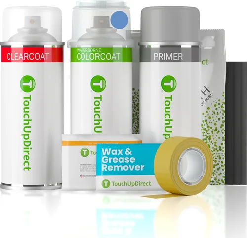 Vista 85 de TouchUpDirect PPSB Azul Profundo Metálico Compatible con Pintura de Retoque Exact Match para Tesla, Kit Esencial en Aerosol