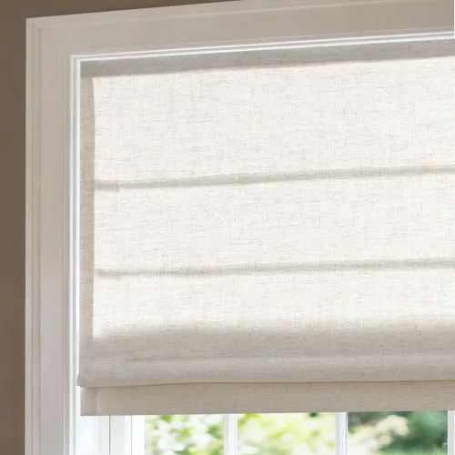 Vista 17 de Cortina romana de bambú, cortinas de madera trenzadas personalizadas sin cordón, cortinas de bambú natural con filtro de luz para puertas, ventanas