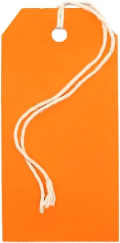 Vista 11 de K-Kraft Etiquetas de regalo con opciones de cuerda (#1 = 2.75 x 1.3 pulgadas, AZUL PRESTRUNG)