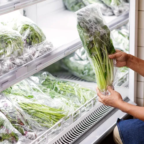 Vista 7 de APQ Supply Bolsas de plástico para productos en rollo de 1200, bolsas de plástico transparente de 12 "x 20" para almacenamiento y transporte