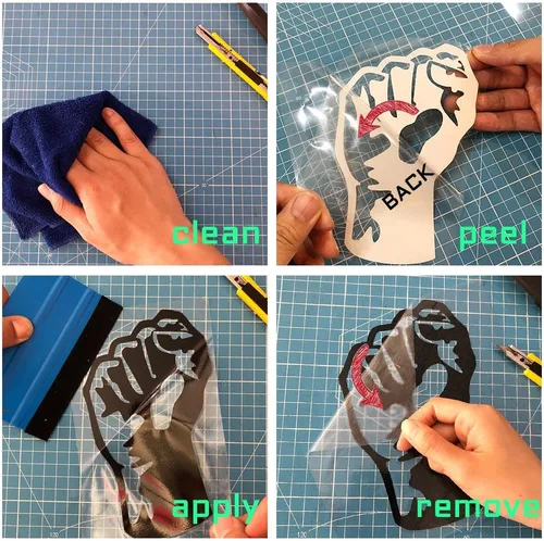 Vista 5 de Getaway - Calcomanías divertidas para coche, ventanas, parachoques para automóvil, camión, motocicleta, calcomanías de pared (7.1 in, blanco)