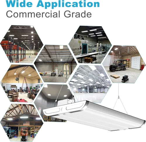 Vista 7 de Lightdot Luces LED de 40 pulgadas para tienda de bahía alta, 100-277 V 【Equipadas con controlador】 240W 33600LM [Eqv.960W MH] 5000K gran cobertura