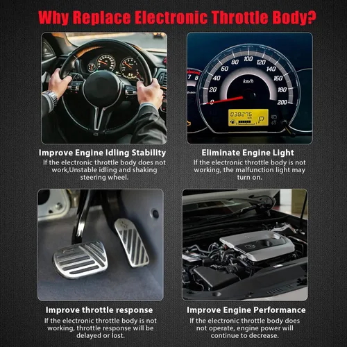 Vista 6 de S20052 Conjunto electrónico del cuerpo del acelerador con sensor de posición TPS compatible con Sentra 1.8L L4 2003-2006