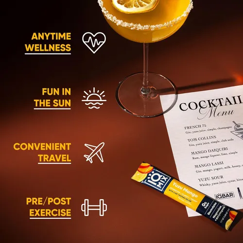 Vista 6 de IQMIX x Chef Thomas Keller - Polvo de Electrolitos para Hidratación – Fórmula 4 en 1 para Hidratación, Claridad Mental, Estado de Ánimo