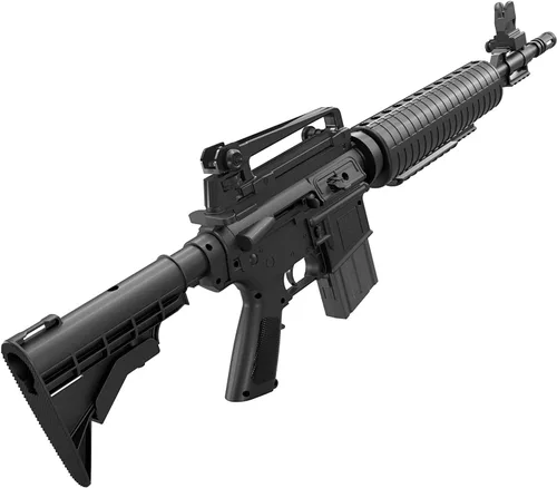 Vista 4 de Crosman M4-177 rifle de aire comprimido multibomba de estilo táctico y kit de balines para el rifle