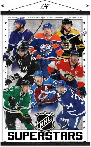 Vista 3 de Trends International NHL League - Póster de pared con marco magnético Superstars 23