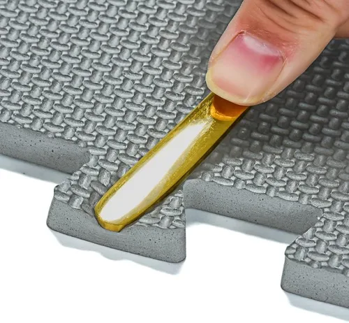 Vista 6 de qqpp Alfombrillas de goma EVA con 18 azulejos entrelazados de espuma para rompecabezas - Alfombra de juego para bebé para jugar Alfombrilla