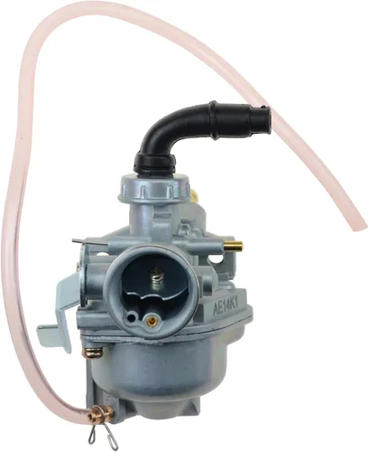 Vista 4 de GOOFIT Carburador con estrangulador de mano de repuesto para motocicleta ATV de 60 cc