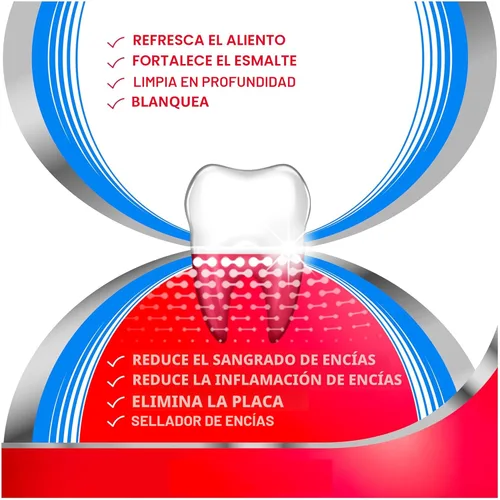 Vista 3 de Parodontax Pasta dental de protección completa para sangrado de encías, paquete de de 1, Parodontax Completo