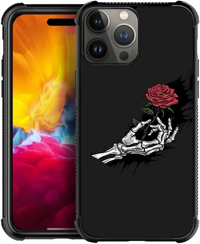 Vista 9 de CARLOCA Funda compatible con iPhone 15 Pro Max, diseño de gato negro de Mumbai Clivia, ultra protección, a prueba de golpes, de silicona suave, TPU