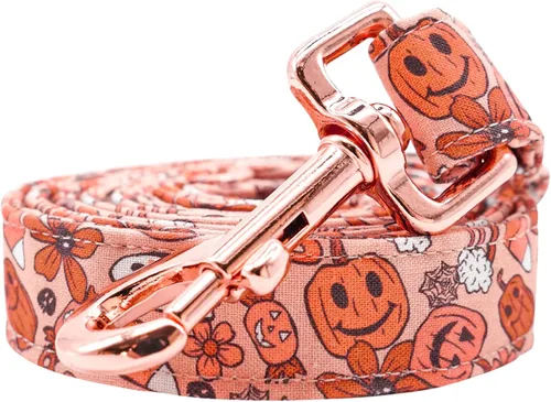 Vista 19 de Correa para perro, correa de otoño para perro, correas duraderas para mascotas, correa suave para perros, correa de calabaza de Halloween