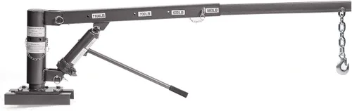 Vista 2 de Stark USA Grúa de Pluma con Brazo Telescópico para Camioneta Pickup de Capacidad de 1/2 Tonelada con Polipasto Extra para Elevación de Carga, 1,100
