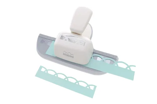 Vista 12 de Bira Craft Perforadora de papel de borde continuo para álbumes de recortes, tarjetas, artes (ángeles)