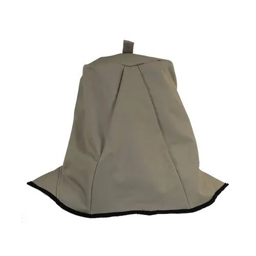 Vista 7 de Oberon Arc Flash Hood 40 Cal Incluye Capucha y Casquillo Duro Canadiense Serie CAT
