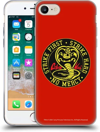 Vista 71 de Head Case Designs Funda de gel suave con licencia oficial de Cobra Kai Gold Medal Graphics compatible con Apple iPhone 7 Plus/iPhone 8 Plus