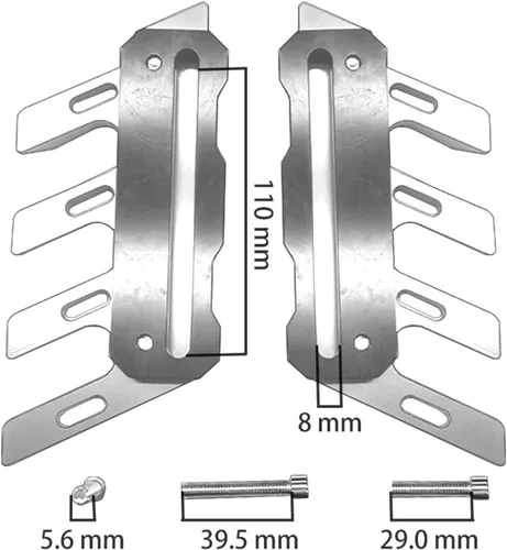 Vista 3 de TCHAU Protectores de horquilla delantera para guardabarros delanteros, accesorios deslizantes para Suzuki V-Strom 1000 650 VSTROM 650/XT DL650