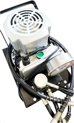 Vista 2 de Fuente de poder para válvula manual de acción doble para bomba eléctrica o hidráulica de 10000 PSI B-630B.