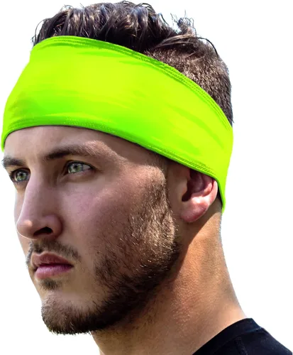 E Tronic Edge Running Headbands for Men Women Boys and Girls Sports Sweatbands for Basketball Yoga Exercise Workout Quick Drying and Non-Slip