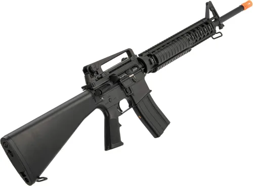 Vista 2 de Evike Airsoft - Matrix M4 GBB M4-Style Gas Blowback Airsoft Rifle con sistema WA reforzado (Modelo: M16A4 RIS)