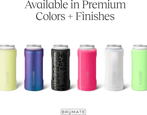 Vista 2 de BrüMate Hopsulator Slim Can Cooler Aislado para Latas Delgadas de 12oz Soporte de Bebidas de Acero Inoxidable Aislado para Latas Delgadas