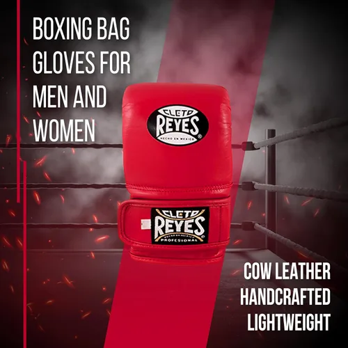 Vista 2 de CLETO REYES Guantes de boxeo, guantes de bolsa con cierre de velcro para hombres y mujeres