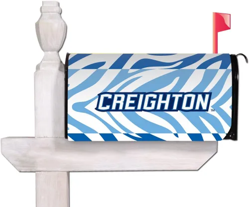 Vista 5 de VictoryStore Cubierta magnética para buzón de correo para exteriores de la Universidad de Creighton, ex alumnos