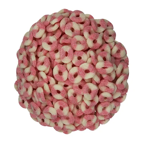 Vista 16 de Smarty Stop Mini anillos de gomita agria Candy GummiRoos (1 libra (paquete de 1), surtido)