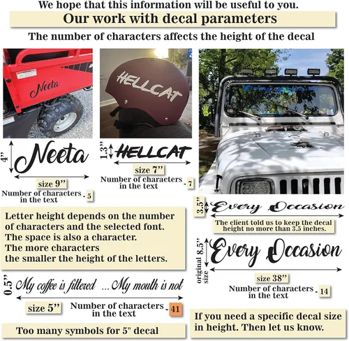 Vista 3 de Calcomanía de pared personalizada con nombre de 5 x 20 pulgadas para niños y niñas