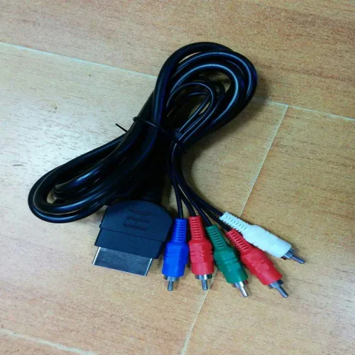 Vista 5 de OBTANIM Cable de audio y vídeo AV de alta definición para Xbox de 5.9 pies