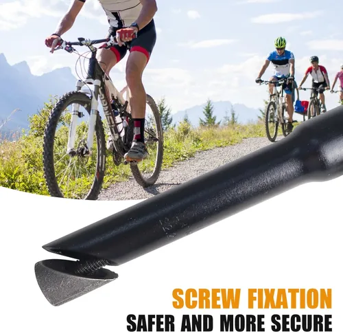 Vista 4 de WEEROCK Bike Stem Diameter 22.2MM for Bike Fork, 25.4mm for Handlebar Barbore, Steel/Aluminium Alloy Gooseneck Shape Bicycle Stem