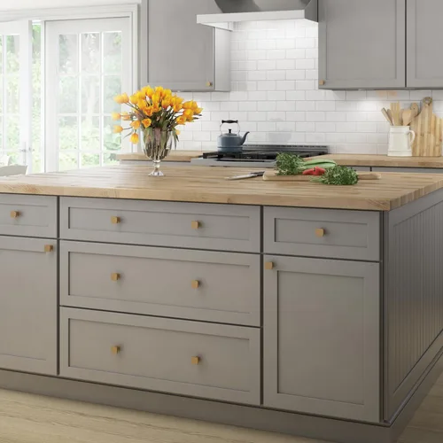 Vista 7 de Franklin Brass Parow - Perillas de gabinete (paquete de 5) Manijas de bronce champán para cajones de muebles de tocador, cocina, puerta, baño