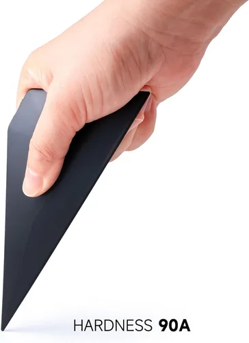 Vista 3 de FOSHIO Pequeñas herramientas de tintado de ventana de escobilla de goma triangular, herramienta de vinilo para envolver el automóvil, para envolver