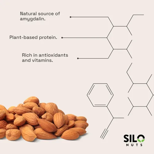 Vista 3 de SILO Nuts Núcleos de albaricoque amargo orgánico - 16 oz Semillas de albaricoque amargo orgánico certificado USDA - Natural y sin OMG, núcleos