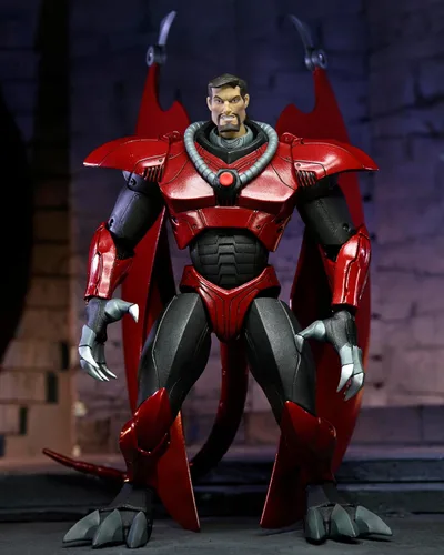 Vista 7 de NECA - Gárgolas - Figura de acción a escala de 7 pulgadas - Figura blindada definitiva de David Xanatos