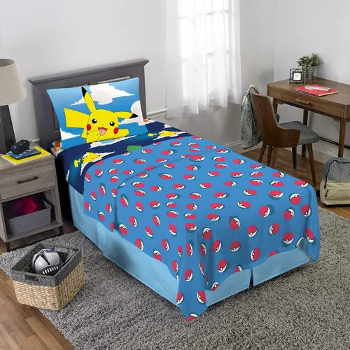 Vista 45 de Franco - Juego de sábanas de microfibra súper suave para niños, tamaño individual, Hello Kitty