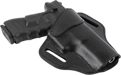 Vista 4 de Relentless Tactical Ultimate - Funda de cuero con 2 ranuras OWB, fabricada en Estados Unidos, para pistolas Glock 17, 19, 22, 26, 32, 33, S&W M&P