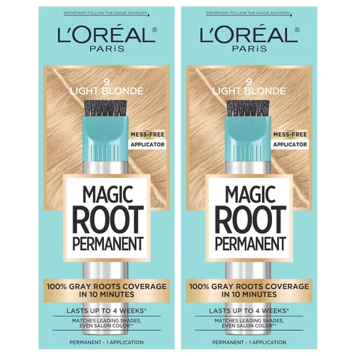 Vista 16 de L’Oréal Paris - Tinte permanente para el cabello Magic Root, kit de tinte de 10 minutos para rescatar las raíces con 100% de cobertura de canas, 2 2