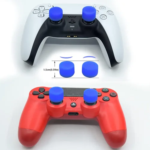 Vista 4 de Controlador de agarre para el pulgar, control de gamepad elevado antideslizante para pulgar para PS54, interruptor Pro controlador, anillos