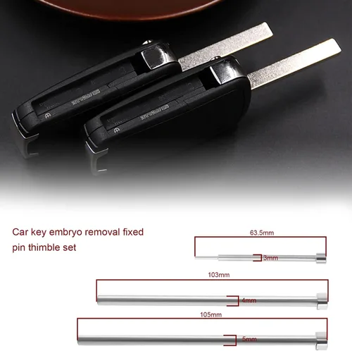 Vista 5 de Herramienta de extracción de clavijas remotas para llave de coche, herramienta de extracción de pines con imán para coche, herramienta de reparación