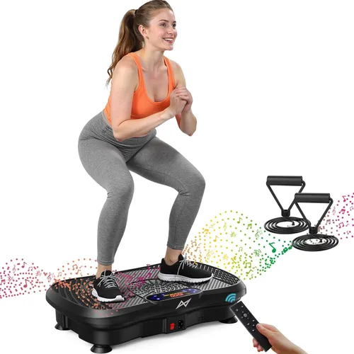 Vista 33 de AXV Vibration Plate Exercise Machine Fitness Platform Body Vibrating Board ARK.ROSA