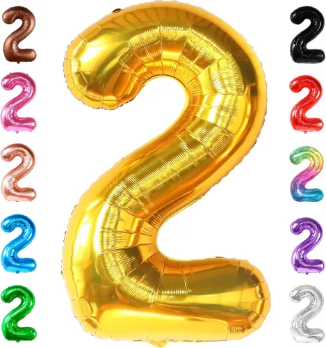 Vista 153 de KatchOn, Globo gigante de oro rosa con el número 5 de 40 pulgadas, globos de cinco globos de oro rosa con el número 5, decoraciones de cumpleaños 5