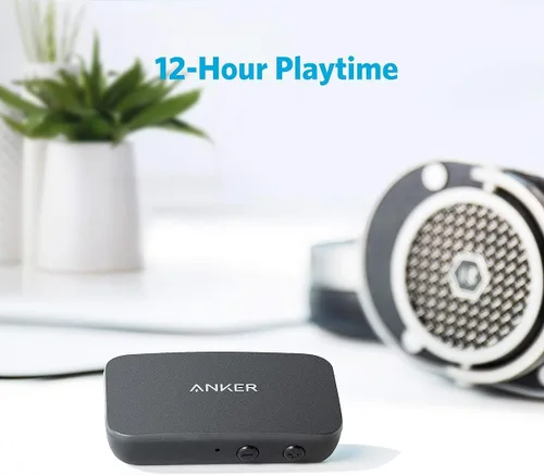 Vista 13 de Anker Soundsync - Receptor Bluetooth para transmisión de música con Bluetooth 5.0, conexión de dispositivo doble, llamadas manos libres, duración