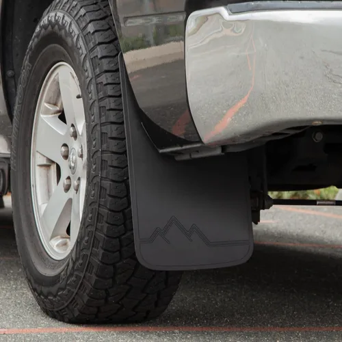Vista 4 de Negro Off Road Scene Easy Fit Mud Guardia 11" – Juego de 2