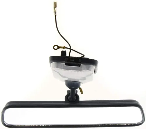 Vista 3 de Para Espejo Retrovisor Trasero Toyota Pickup 1989-1995 Interior con Luz Azul Gris TO2950105 878108914204