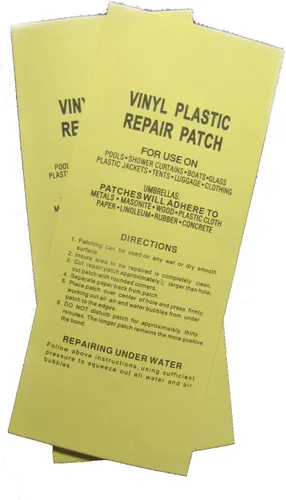 Vista 8 de Kit de reparación de piscina de vinilo, 2 parches adhesivos transparentes e impermeables para piscinas inflables, colchones de aire, juguetes