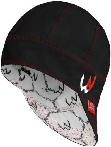 Vista 10 de Welder Nation 8 paneles 10 oz Gorra de soldadura premium 100% algodón interior y exterior de lona de pato - Protectora, duradera, resistente