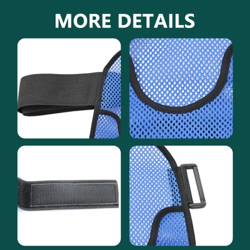 Vista 6 de Pilarmuture Fundas para bolsas de ostomía, impermeables, portátiles, con banda de fijación elástica ajustable, cinturón universal de ostomía